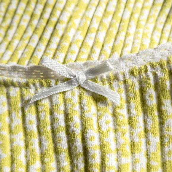 Billabong Rib Knit Tank Top Soft Yellow Small Casual Summer Beach Style - Picture 5 of 6